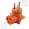 Ac Works Plug Adapter, L6-30R, 6-50P, L6-30P, 6-50P, 0 ft., Orange AD650L630 - alternate 3